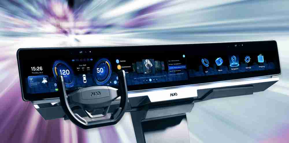 赏金国际开拓前瞻显示技术创新应用，，结合优异整合设计能力，，，，开发智能车载FIDM Plus一体化显示方案，，，让驾驶操作与车内娱乐体验再进化