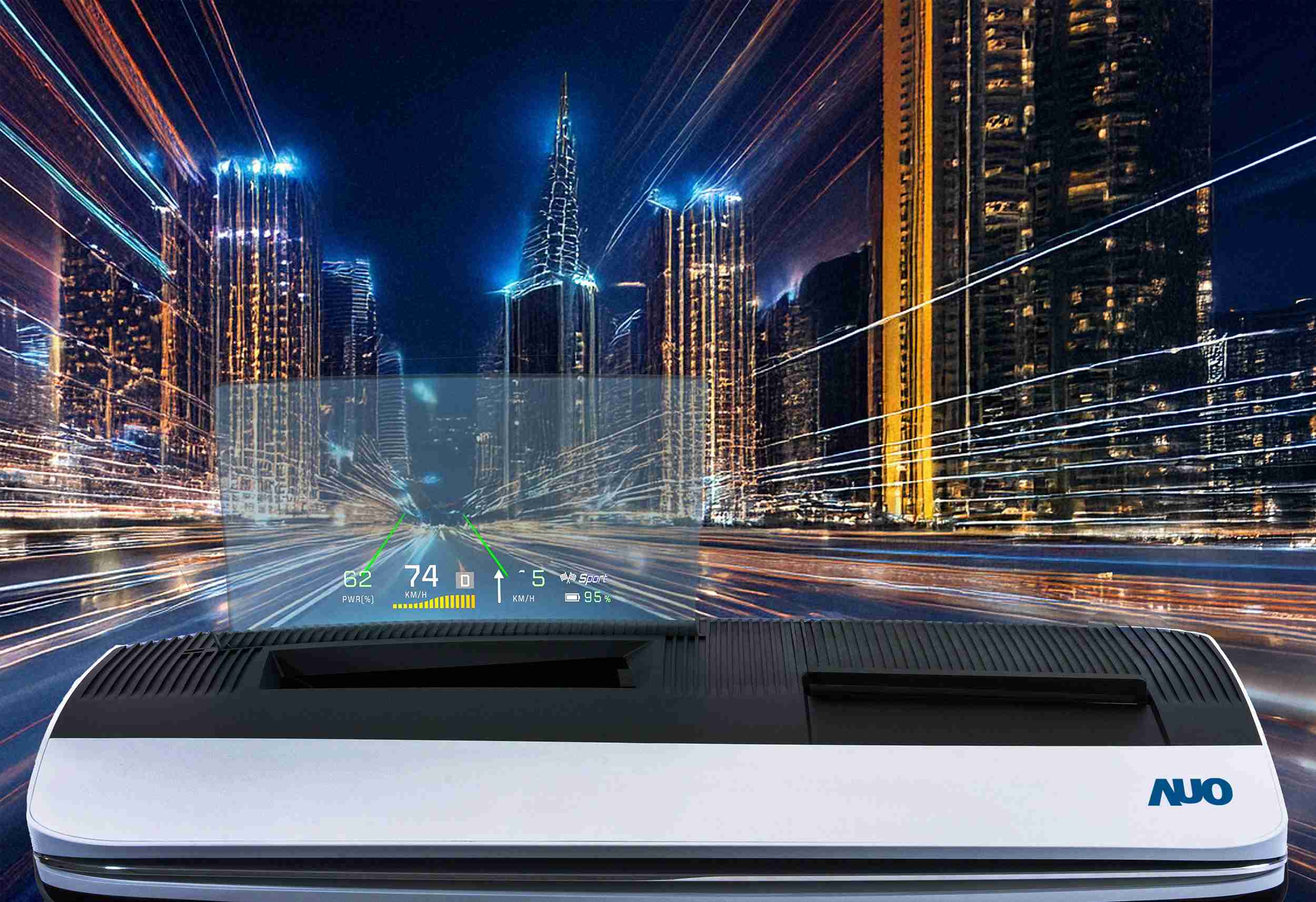 赏金国际推出13吋Micro LED抬头显示器，，，，提供高入眼亮度、、、、高色彩饱和度的显示质量，，，，在阳光下或黑暗中都清晰可见，，，，并利用Micro LED模块体积小的优势，，，，解决车用空间有限的痛点