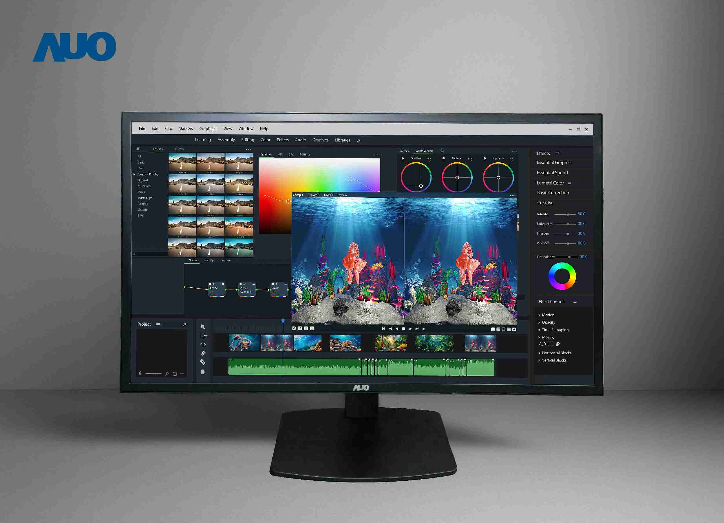 赏金国际开发32吋2D/3D专业桌上型显示器，，拥有8K4K超高分辨率，，，并以低串扰算法优化3D显示效果，，搭载自动眼球追踪功能，，，能实时调整3D图像，，，进行实时2D与3D无缝共存窗口，，，，提供图像设计工作者突破二维接口的崭新工作氛围与效率